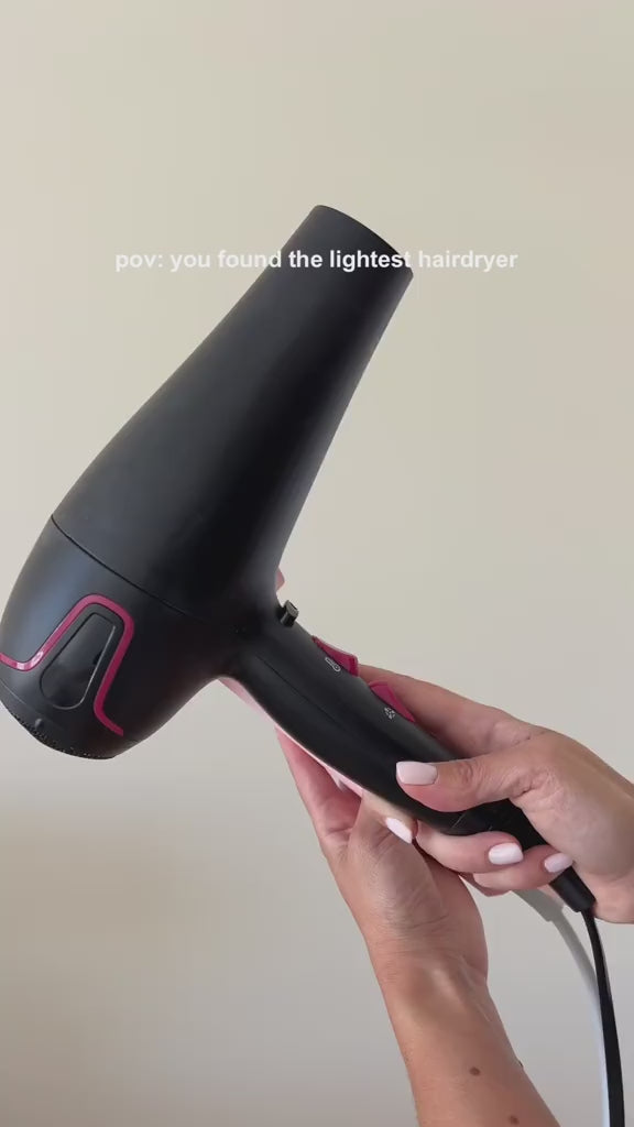 Lightweight hair dryers